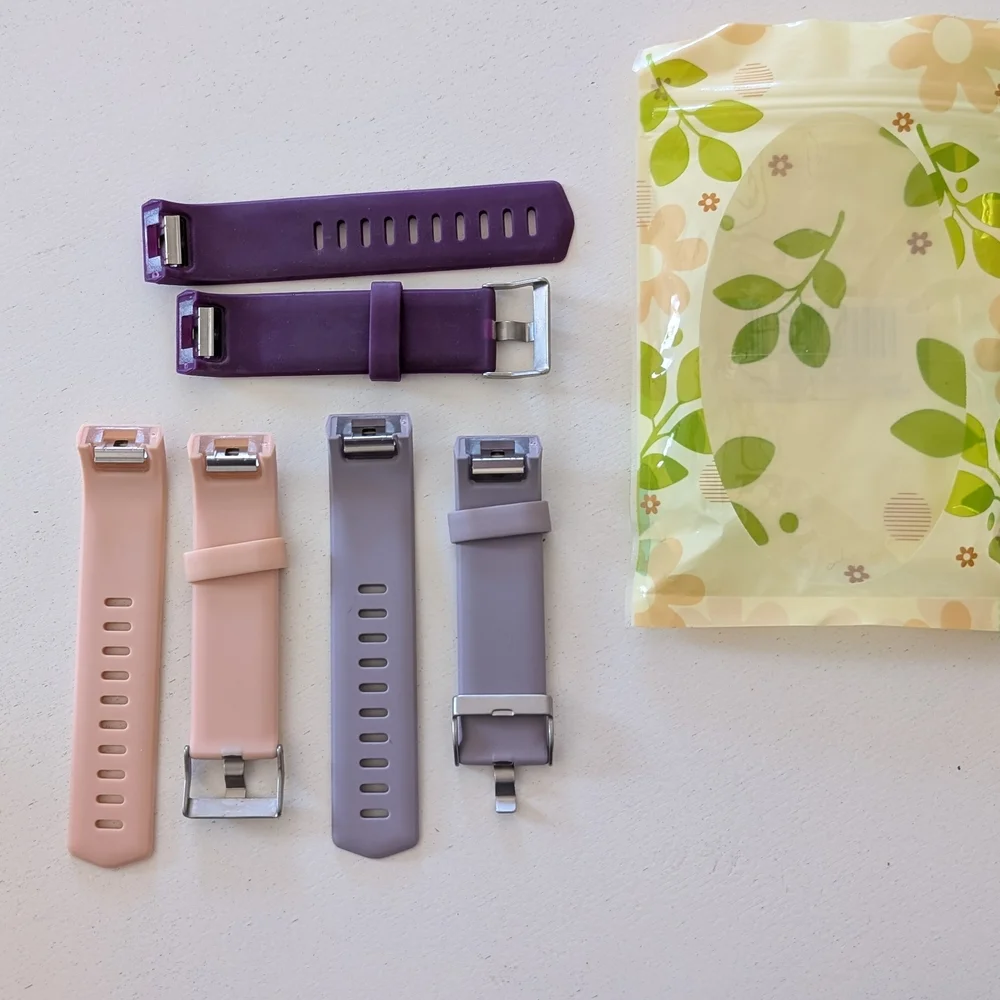 Set of Colorful Watch Bands Fit Bit